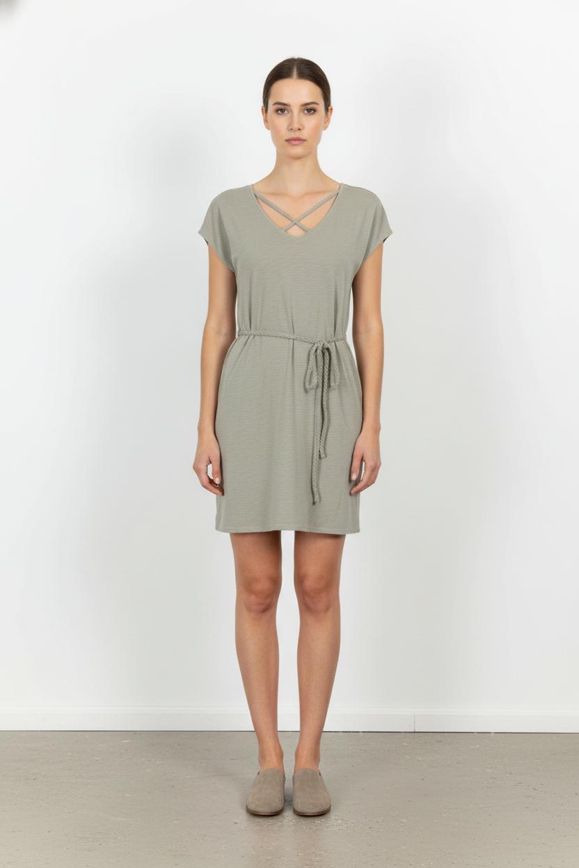 Robe Courte Beige - Taille S/36 de la marque Sud express | PARAD103480 - Vendu par Paradigme - Image 1