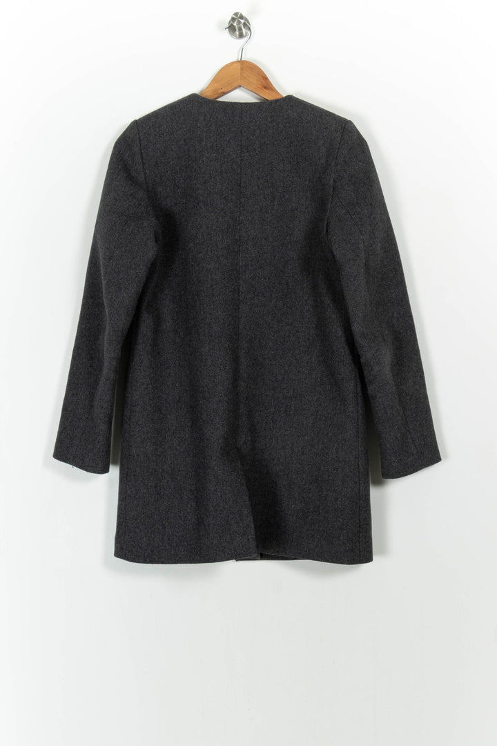 Manteau Gris - Taille S/36 de la marque Tara Jarmon | PARAD103490 - Vendu par Paradigme - Image 4
