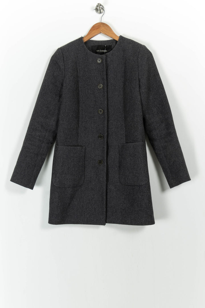 Manteau Gris - Taille S/36 de la marque Tara Jarmon | PARAD103490 - Vendu par Paradigme - Image 2