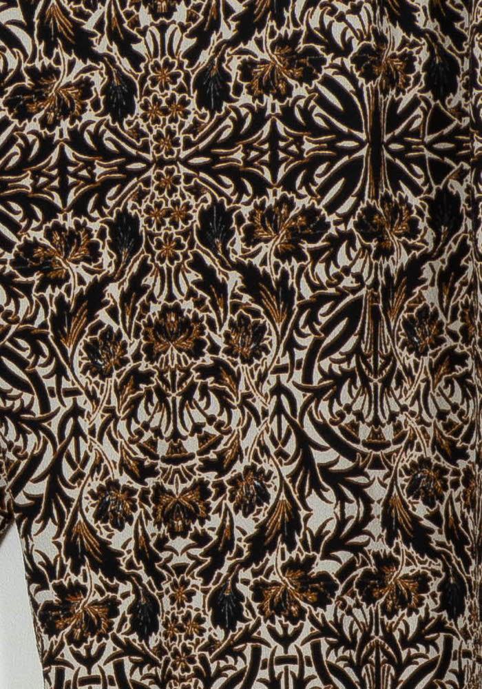 Pantalon Imprimé Marron et Noir - Taille XXL/44 de la marque IKKS | PARAD103491 - Vendu par Paradigme - Image 3