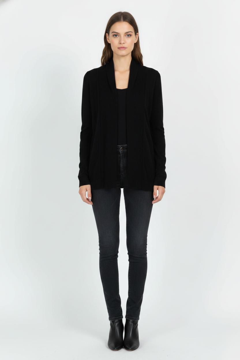 Cardigan Noir - Taille S/36 de la marque Sud express | PARAD103493 - Vendu par Paradigme - Image 1