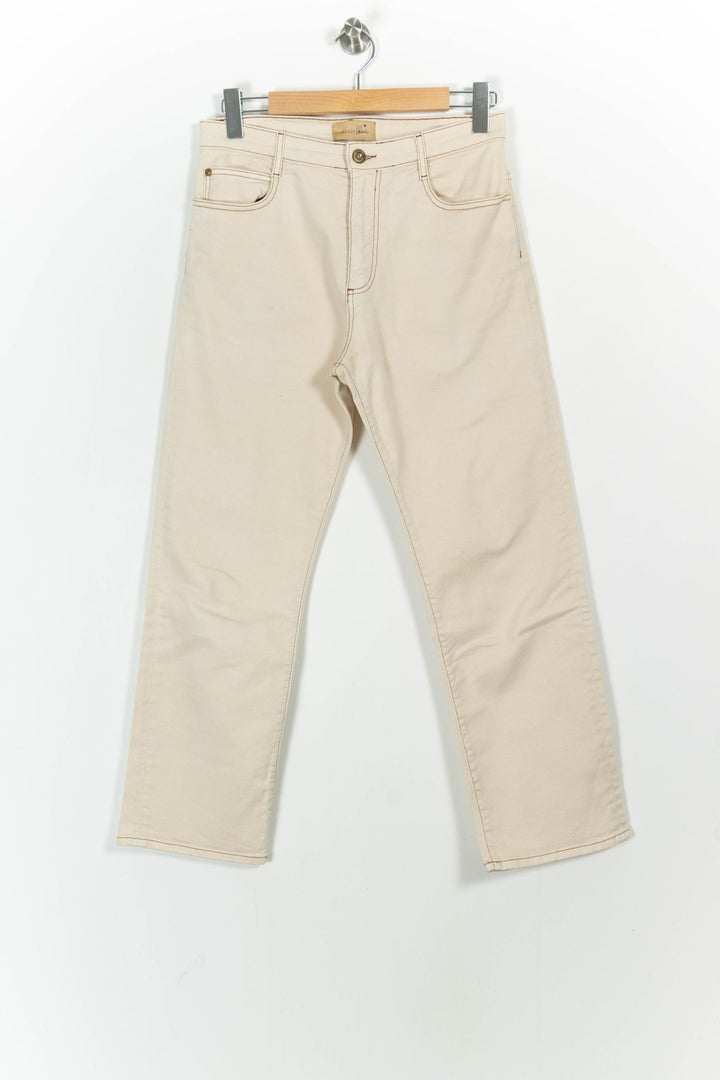 Jean Beige - Taille L/40 de la marque Sessùn | PARAD103494 - Vendu par Paradigme - Image 2