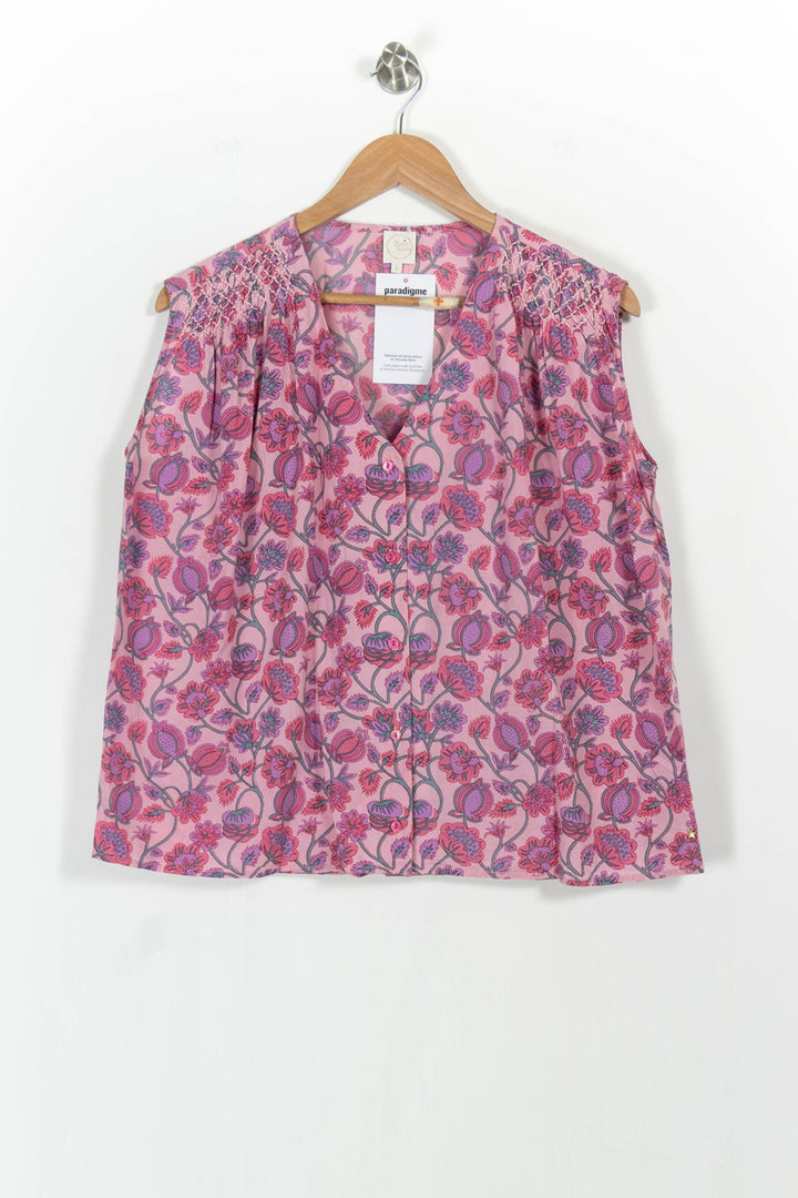 Blouse Rose et Violette - Taille M/38 de la marque Des petits hauts | PARAD103497 - Vendu par Paradigme - Image 2