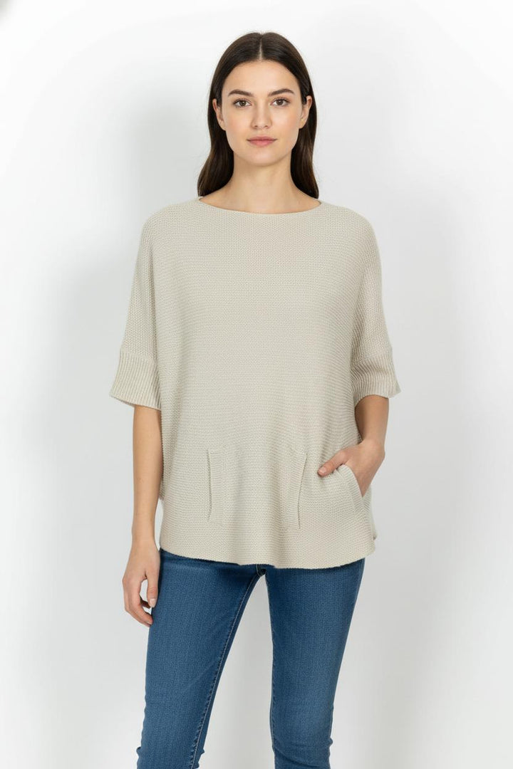Pull Beige - Taille M/38 de la marque La Fée Maraboutée | PARAD103502 - Vendu par Paradigme - Image 1