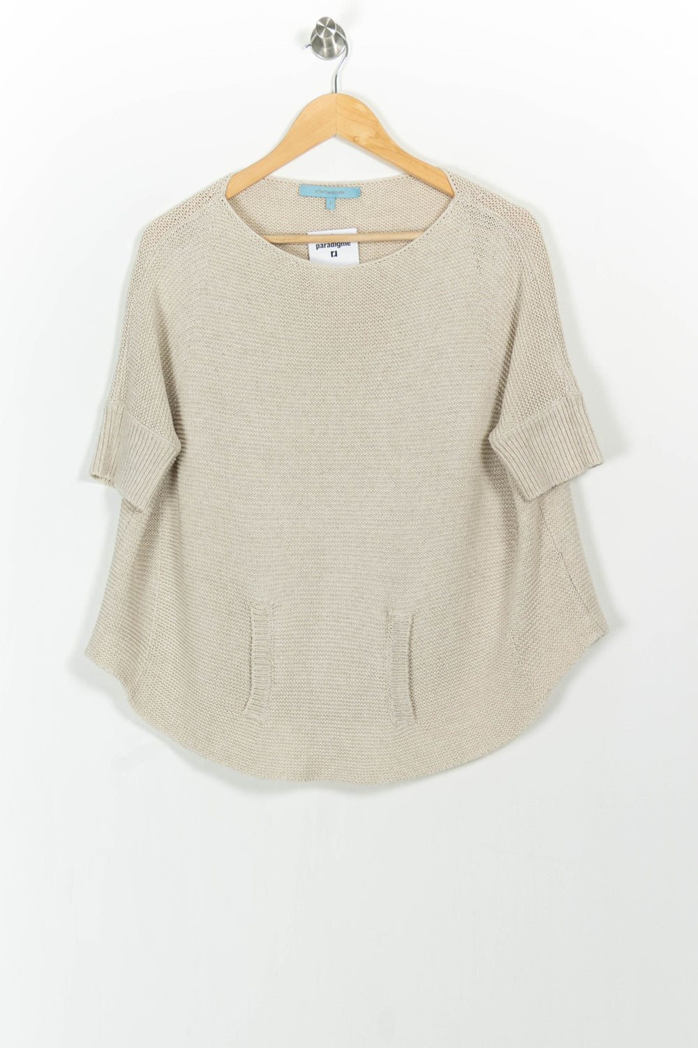 Pull Beige - Taille M/38 de la marque La Fée Maraboutée | PARAD103502 - Vendu par Paradigme - Image 2