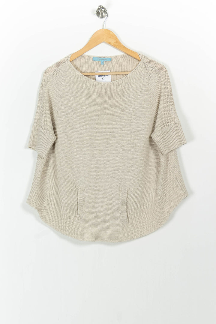 Pull Beige - Taille M/38 de la marque La Fée Maraboutée | PARAD103502 - Vendu par Paradigme - Image 2