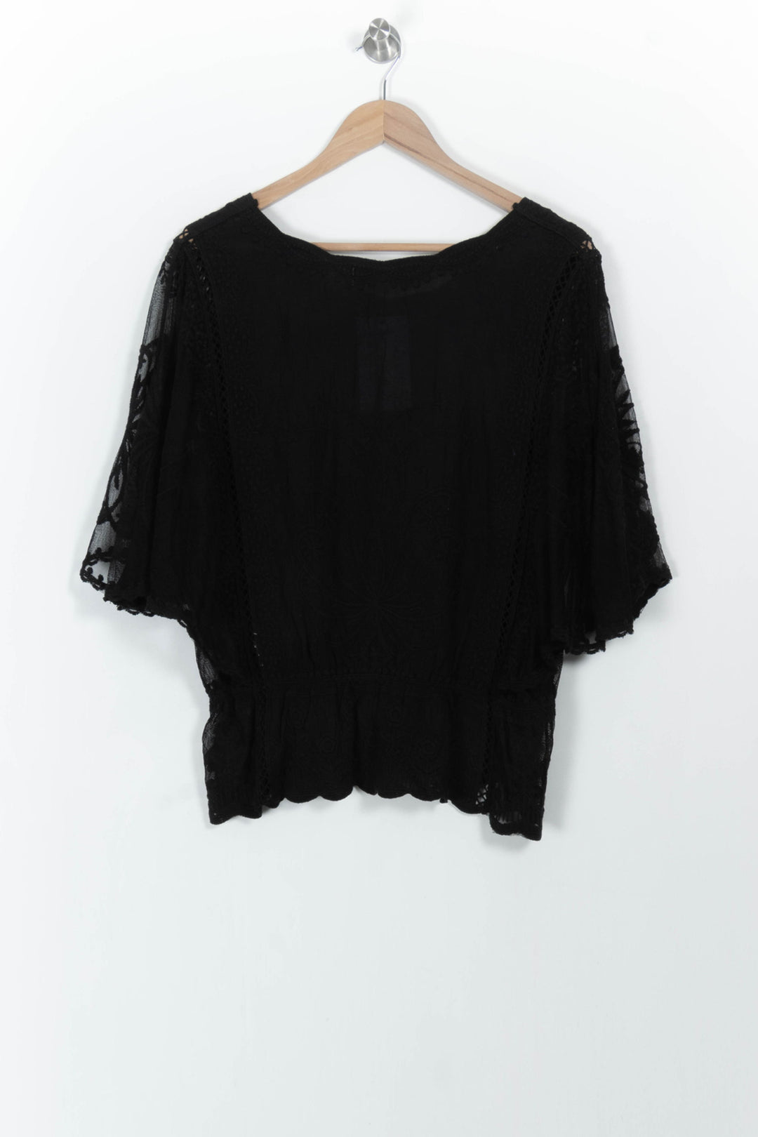 Blouse Noire - Taille L/40 de la marque Derhy | PARAD103505 - Vendu par Paradigme - Image 4