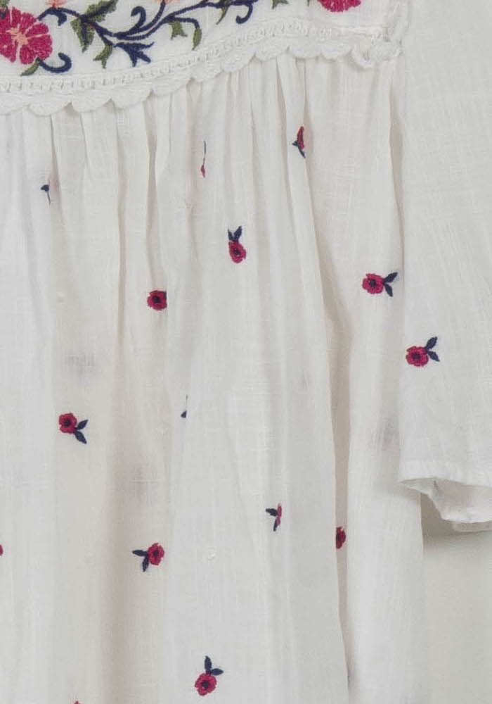 Blouse Blanche et Rose - Taille L/40 de la marque Sézane | PARAD103507 - Vendu par Paradigme - Image 3