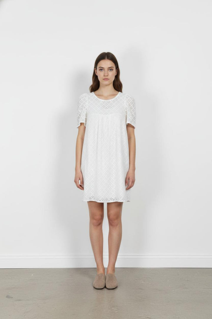 Robe Courte Blanche - Taille XS/34 de la marque Sessùn | PARAD103513 - Vendu par Paradigme - Image 1