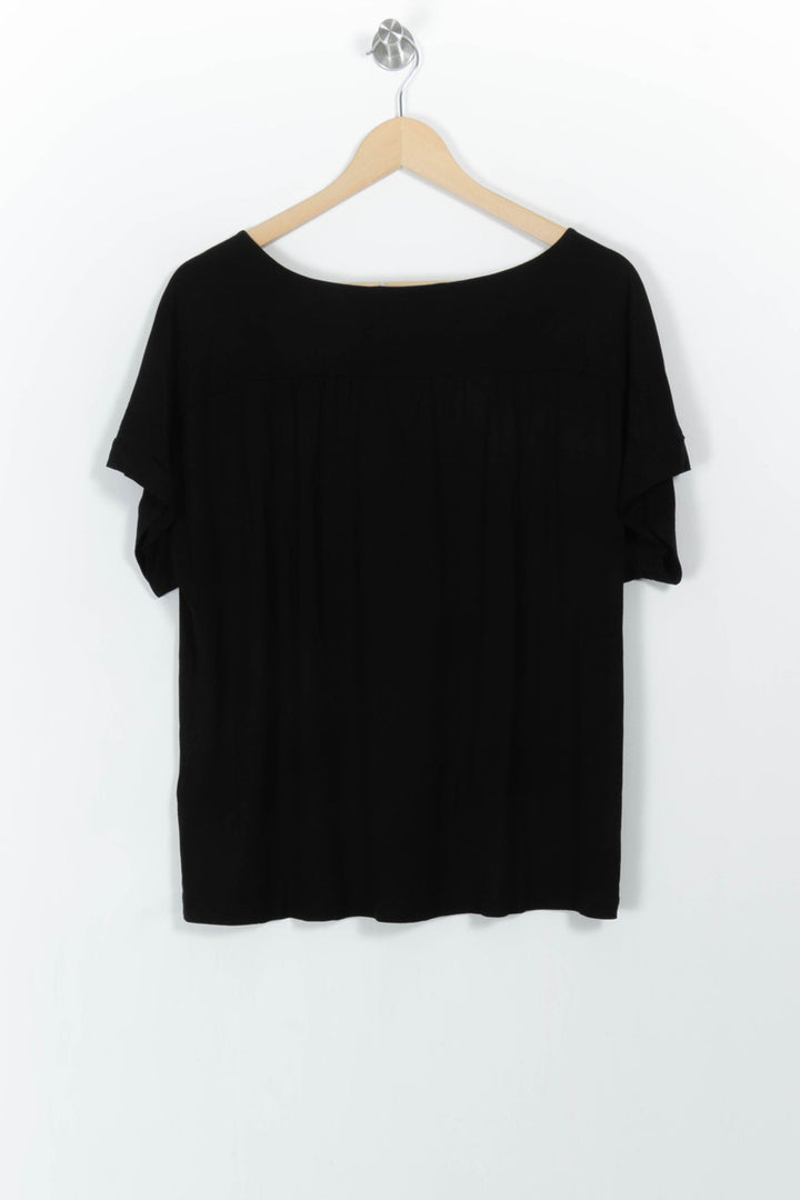 Tee-shirt Noir - Taille XL/42 de la marque La Fée Maraboutée | PARAD103514 - Vendu par Paradigme - Image 4