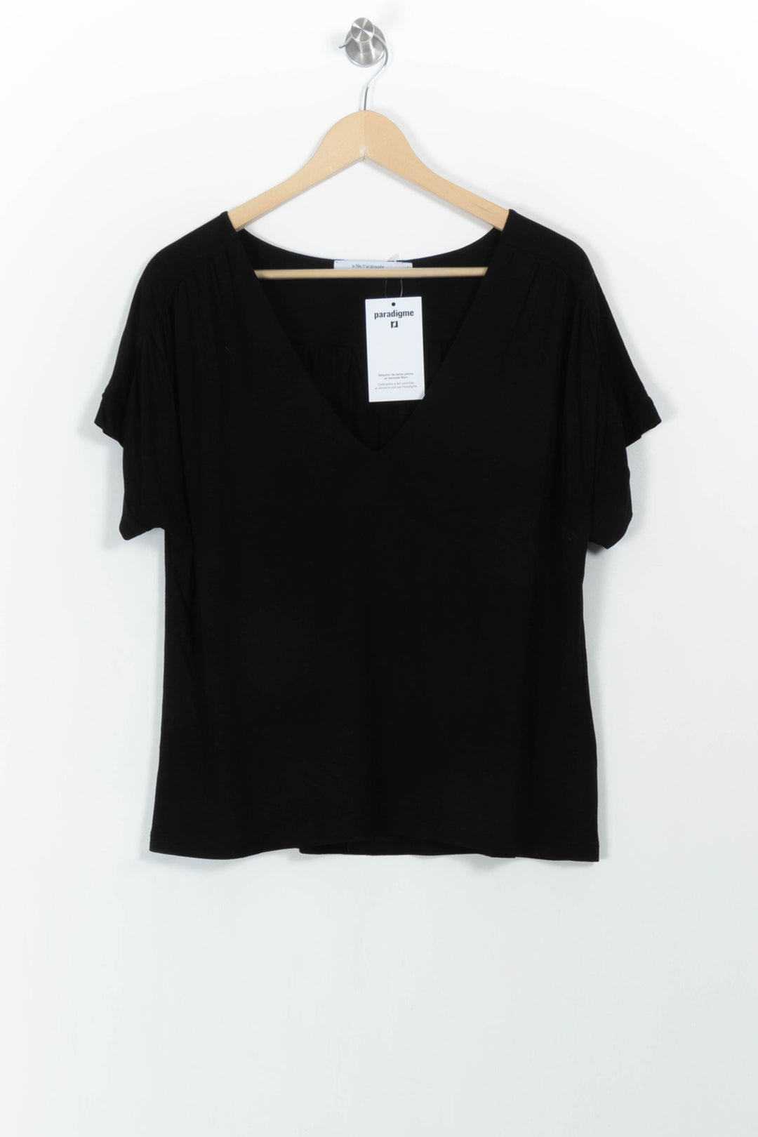 Tee-shirt Noir - Taille XL/42 de la marque La Fée Maraboutée | PARAD103514 - Vendu par Paradigme - Image 2