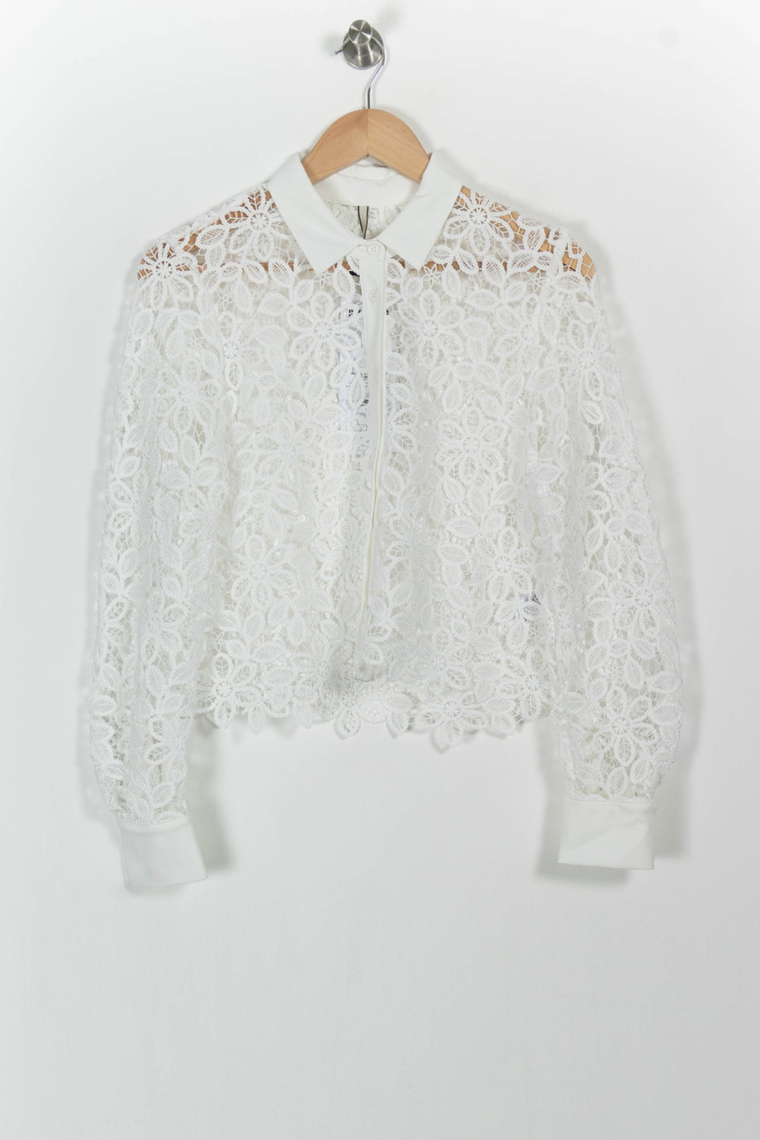Blouse Blanche - Taille M/38 de la marque Indies | PARAD103517 - Vendu par Paradigme - Image 2