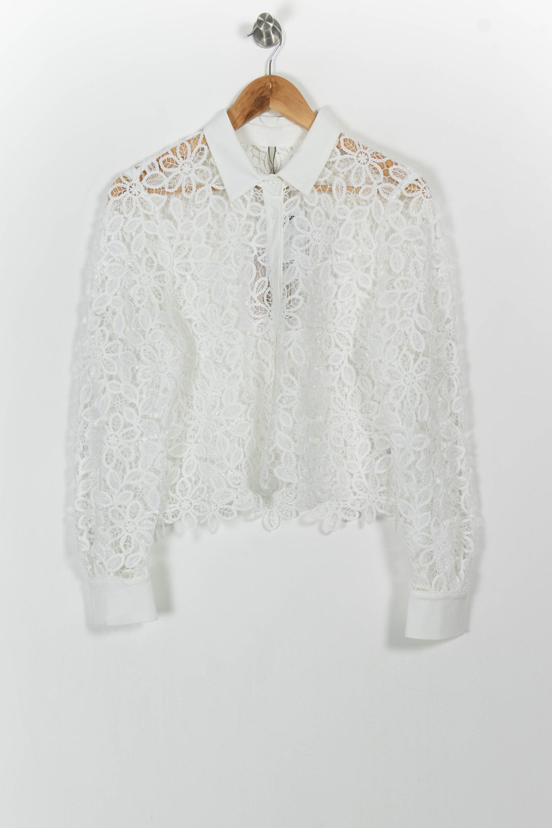 Blouse Blanche - Taille L/40 de la marque Indies | PARAD103518 - Vendu par Paradigme - Image 2