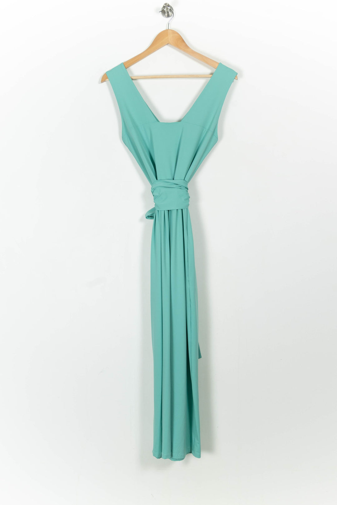 Robe Longue Verte - Taille S/36 de la marque Indies | PARAD103523 - Vendu par Paradigme - Image 4