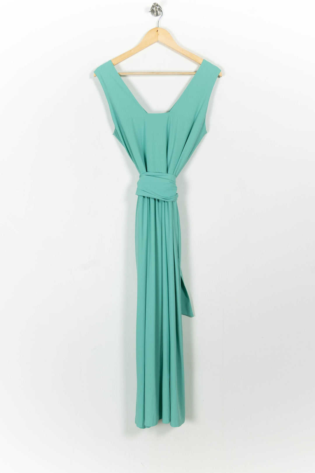 Robe Longue Verte - Taille M/38 de la marque Indies | PARAD103524 - Vendu par Paradigme - Image 4