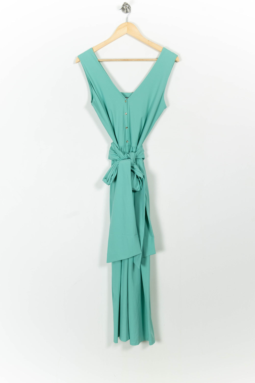 Robe Longue Verte - Taille M/38 de la marque Indies | PARAD103524 - Vendu par Paradigme - Image 2