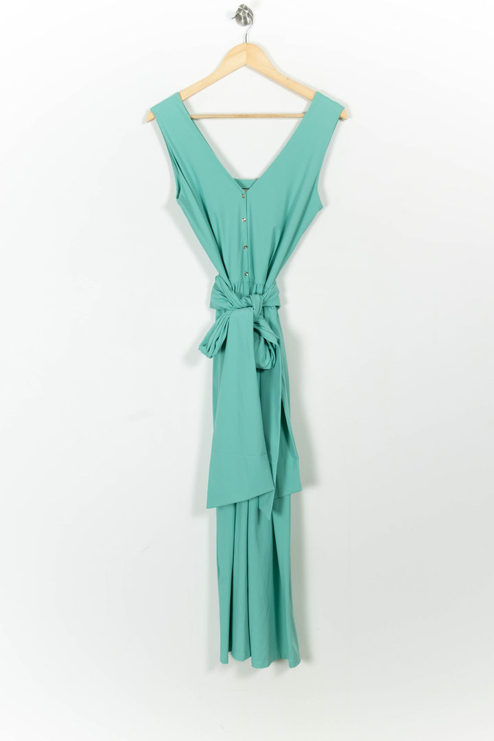 Robe Longue Verte - Taille M/38 de la marque Indies | PARAD103524 - Vendu par Paradigme - Image 2