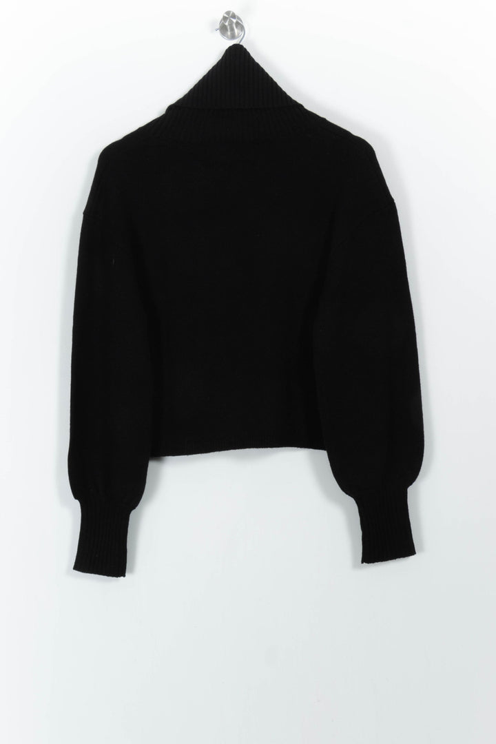 Pull Col Roulé Noir - Taille M/38 de la marque The Kooples - Sport | PARAD103530 - Vendu par Paradigme - Image 4