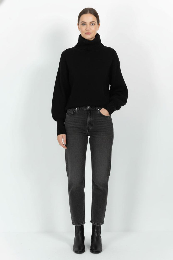 Pull Col Roulé Noir - Taille M/38 de la marque The Kooples - Sport | PARAD103530 - Vendu par Paradigme - Image 1