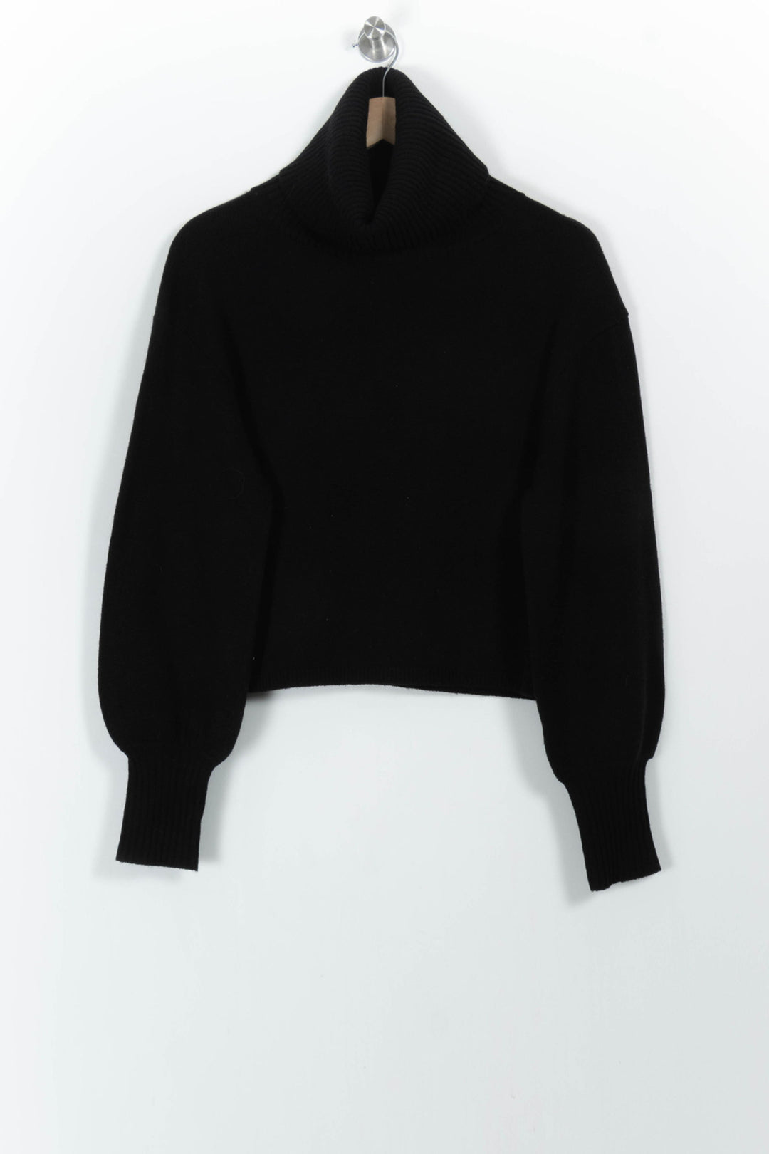 Pull Col Roulé Noir - Taille M/38 de la marque The Kooples - Sport | PARAD103530 - Vendu par Paradigme - Image 2