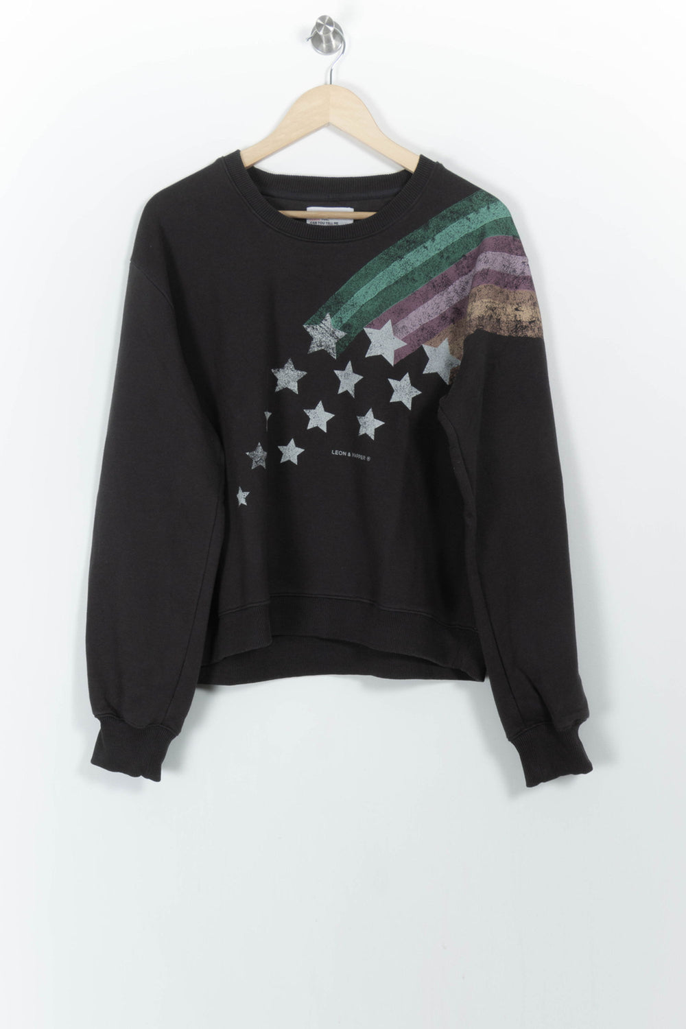 Sweat Noir - Taille XL/42 de la marque Léon & Harper | PARAD103534 - Vendu par Paradigme - Image 2