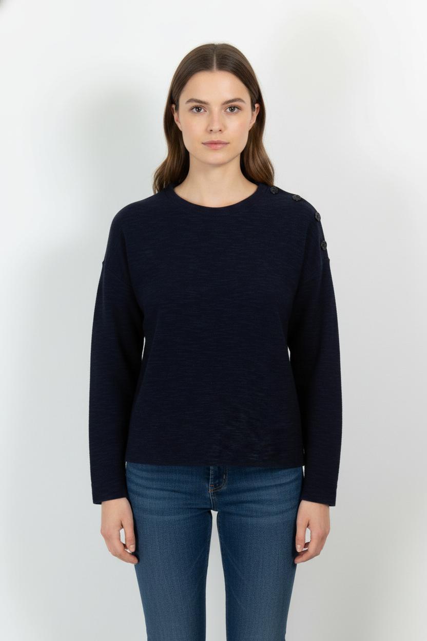 Pull Bleu - Taille S/36 de la marque Sessùn | PARAD103538 - Vendu par Paradigme - Image 1