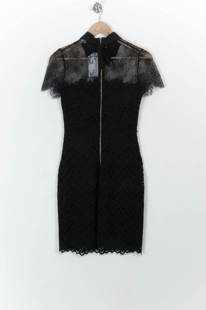 Robe Dentelle Noire - Taille M/38 de la marque Sandro | PARAD103540 - Vendu par Paradigme - Image 4
