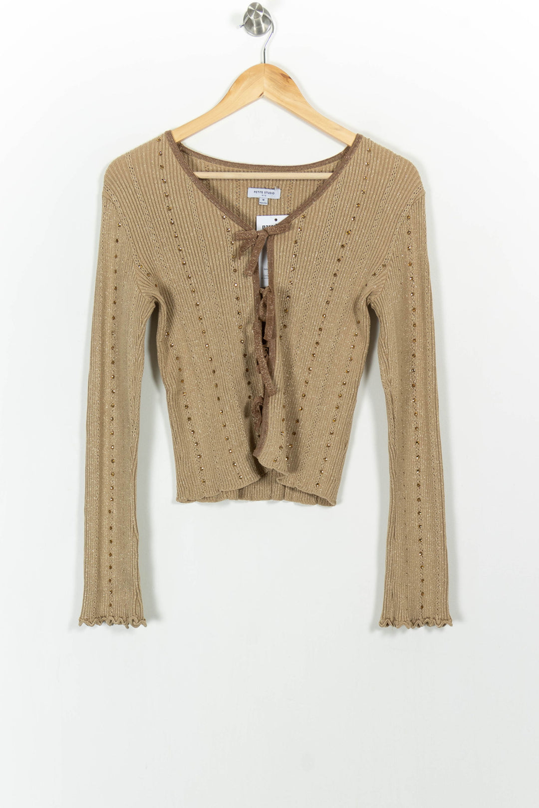 Gilet Beige - Taille M/38 de la marque Petite Mendigote | PARAD103542 - Vendu par Paradigme - Image 2
