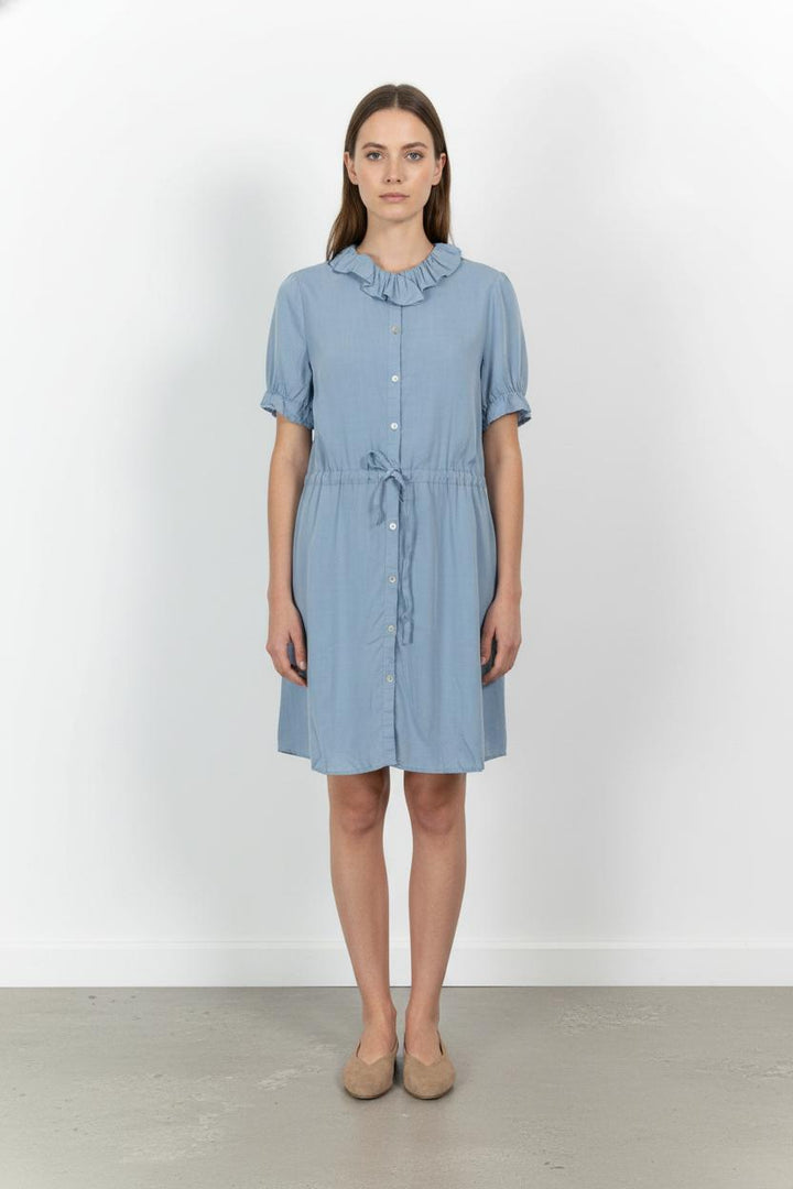 Robe Chemise Bleue - Taille S/36 de la marque Balzac Paris | PARAD103547 - Vendu par Paradigme - Image 1