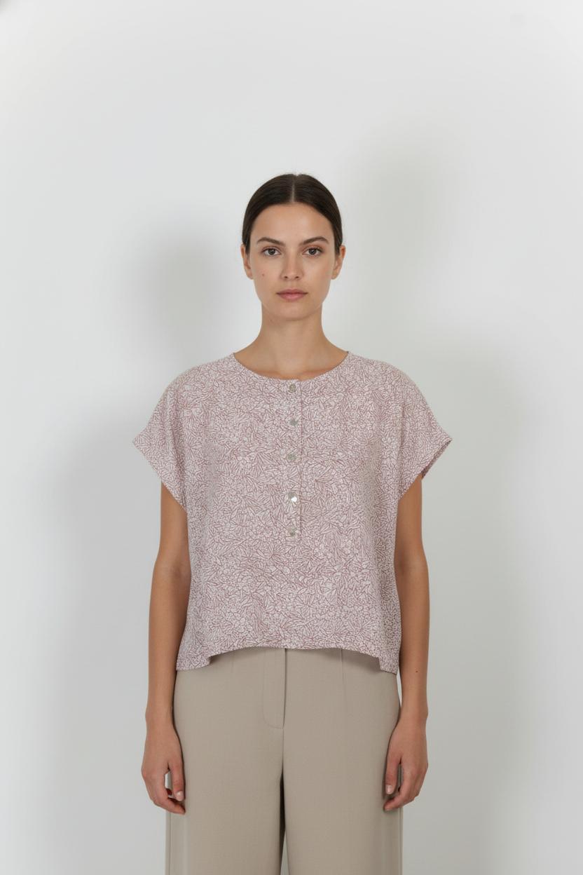 Blouse Rose - Taille XS/34 de la marque Des petits hauts | PARAD103549 - Vendu par Paradigme - Image 1
