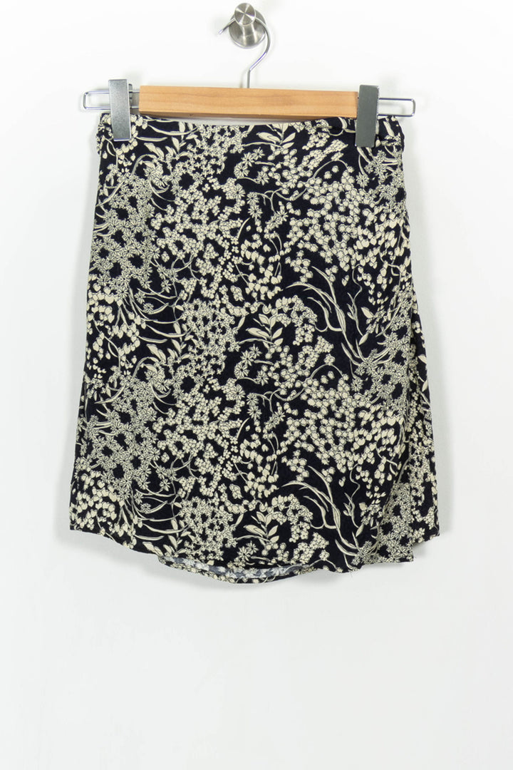 Jupe Courte Noire et Blanche - Taille M/38 de la marque ba&sh | PARAD103550 - Vendu par Paradigme - Image 2