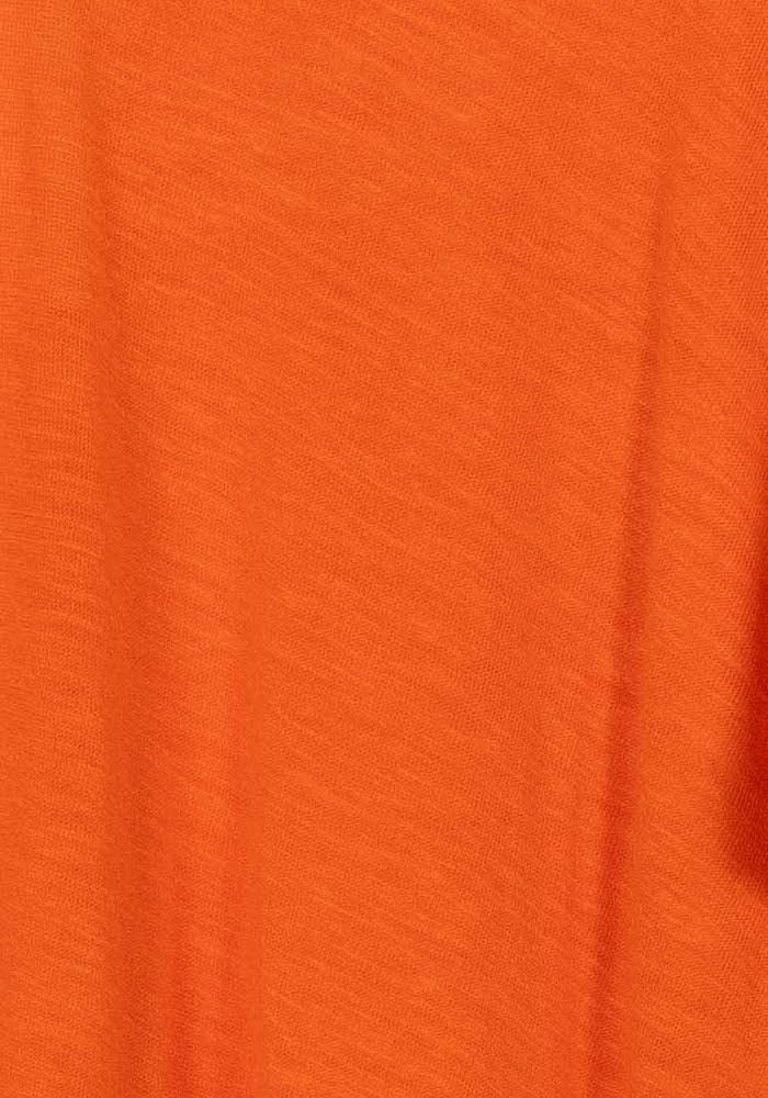 Pull Col V Orange - Taille S/36 de la marque Maison Montagut | PARAD103552 - Vendu par Paradigme - Image 3