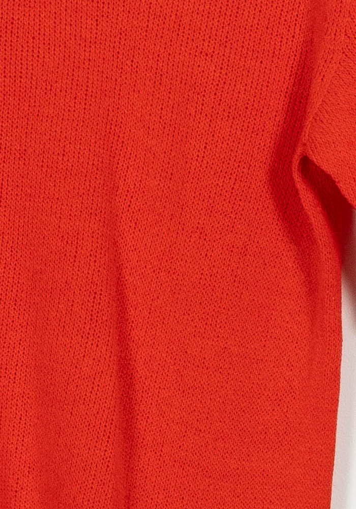 Pull Rouge - Taille M/38 de la marque Maison Montagut | PARAD103553 - Vendu par Paradigme - Image 3