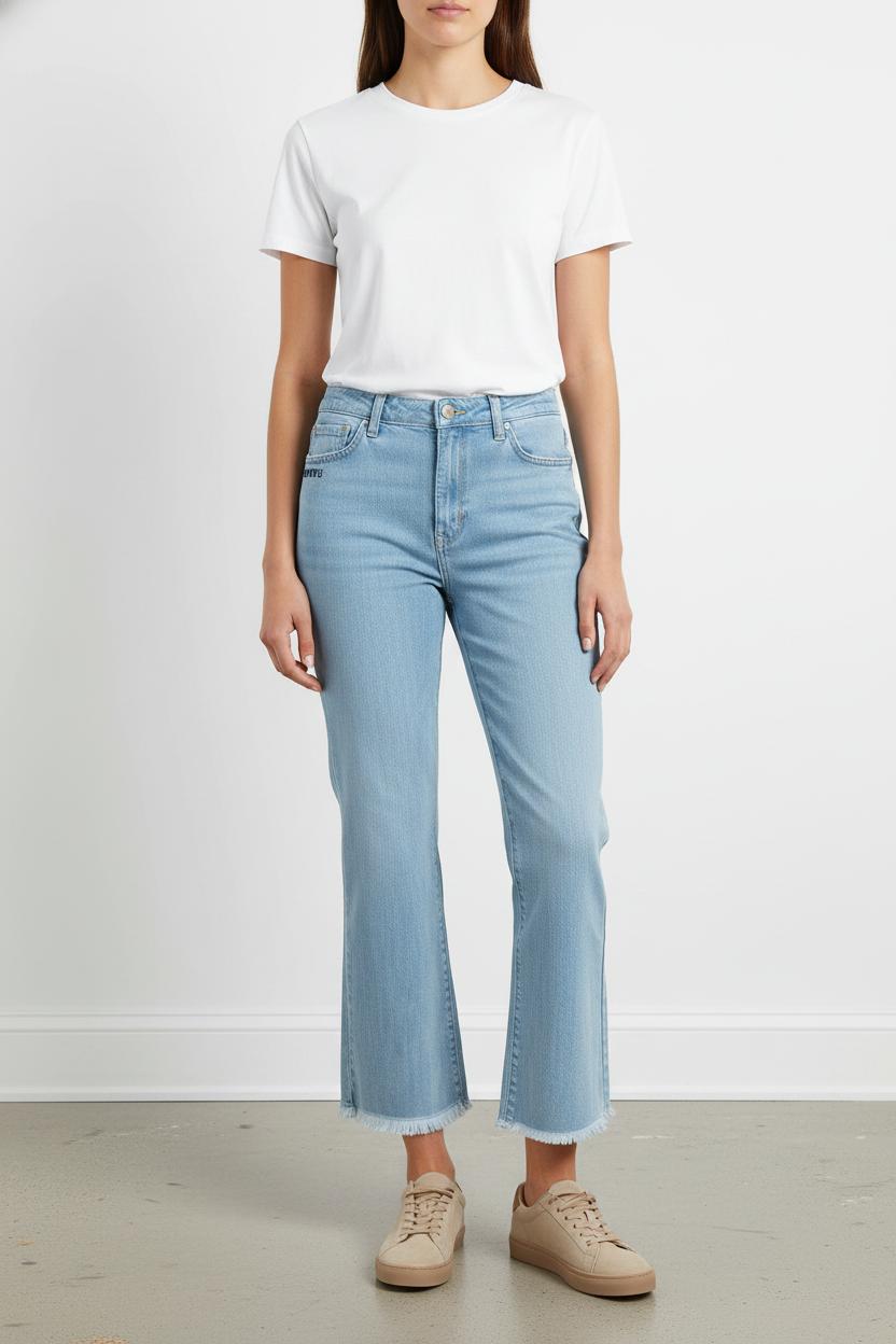 Jean Évasé Bleu - Taille M/38 de la marque Imprevu | PARAD103560 - Vendu par Paradigme - Image 1