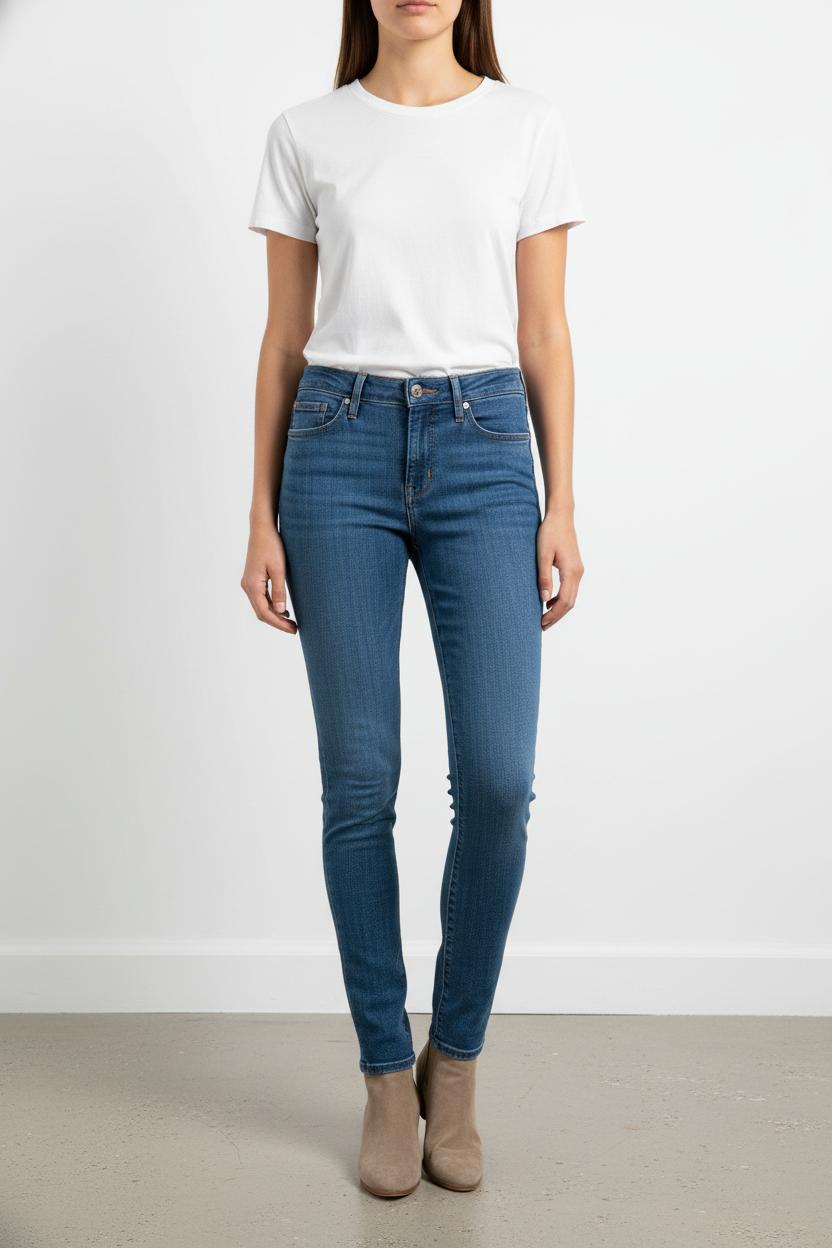 Jean Skinny Bleu - Taille S/36 de la marque Levi's | PARAD103562 - Vendu par Paradigme - Image 1