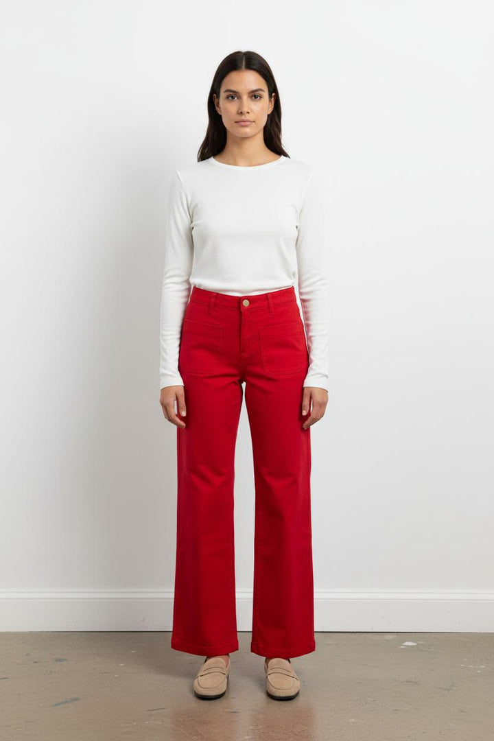 Pantalon Rouge - Taille S/36 de la marque La Petite Etoile | PARAD103567 - Vendu par Paradigme - Image 1