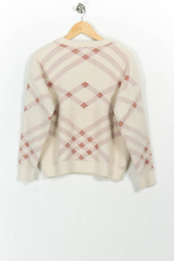 Pull Écru et Rose - Taille S/36 de la marque FRNCH | PARAD103568 - Vendu par Paradigme - Image 4