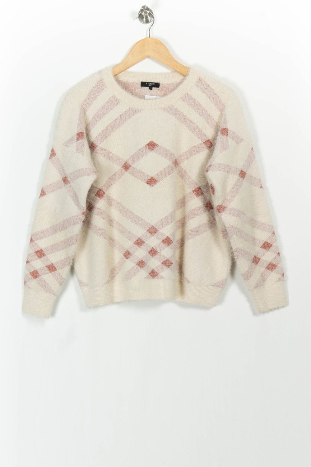 Pull Écru et Rose - Taille S/36 de la marque FRNCH | PARAD103568 - Vendu par Paradigme - Image 2