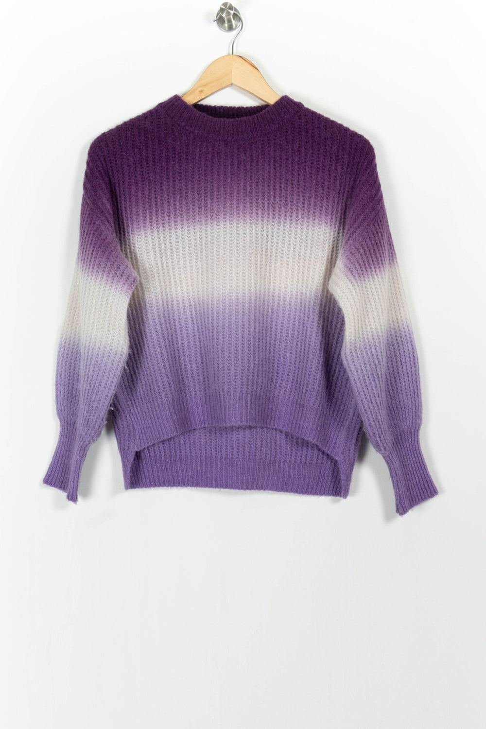 Pull Violet et Blanc - Taille M/38 de la marque Imprevu | PARAD103569 - Vendu par Paradigme - Image 2