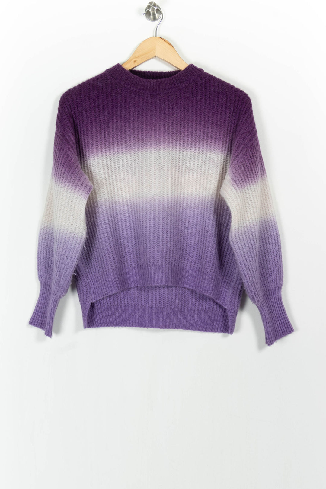 Pull Violet et Blanc - Taille M/38 de la marque Imprevu | PARAD103569 - Vendu par Paradigme - Image 2
