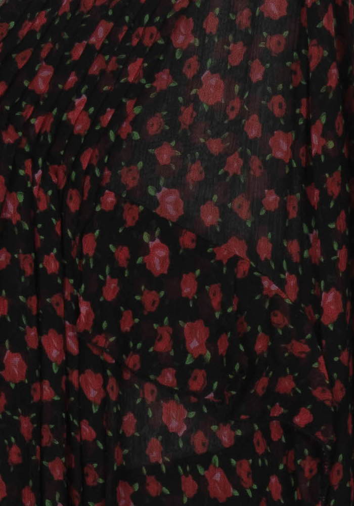 Robe Courte Noire et Rouge - Taille L/40 de la marque The Kooples | PARAD103574 - Vendu par Paradigme - Image 3