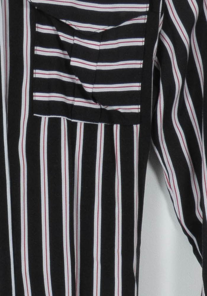 Robe Chemise Noire et Blanche - Taille S/36 de la marque Sud express | PARAD103575 - Vendu par Paradigme - Image 3