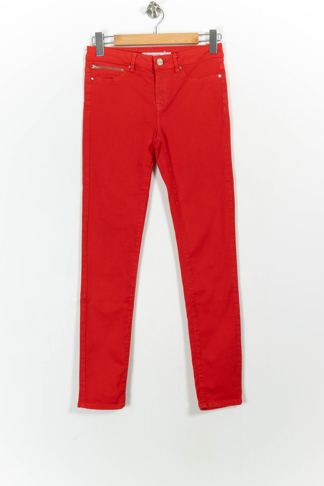 Jean Rouge - Taille M/38 de la marque Sud express | PARAD103576 - Vendu par Paradigme - Image 2