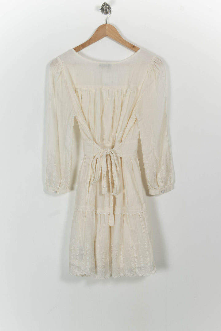 Robe Portefeuille Beige - Taille S/36 de la marque Emile & Ida | PARAD103577 - Vendu par Paradigme - Image 4