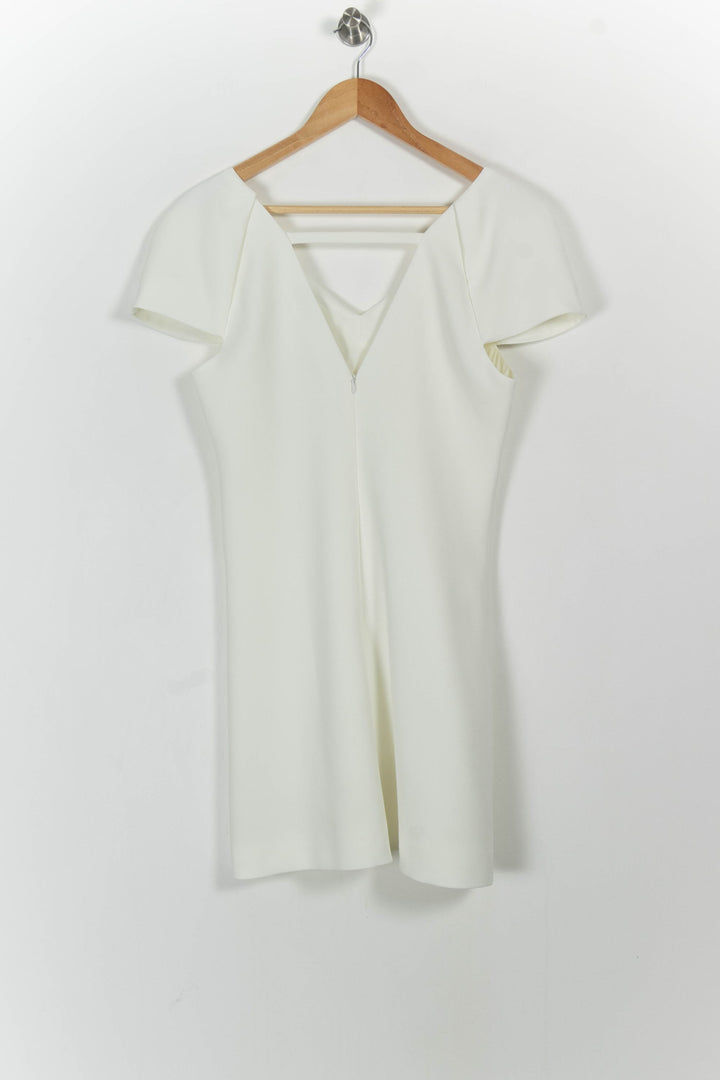 Robe Courte Blanche - Taille M/38 de la marque ZAPA | PARAD103579 - Vendu par Paradigme - Image 4