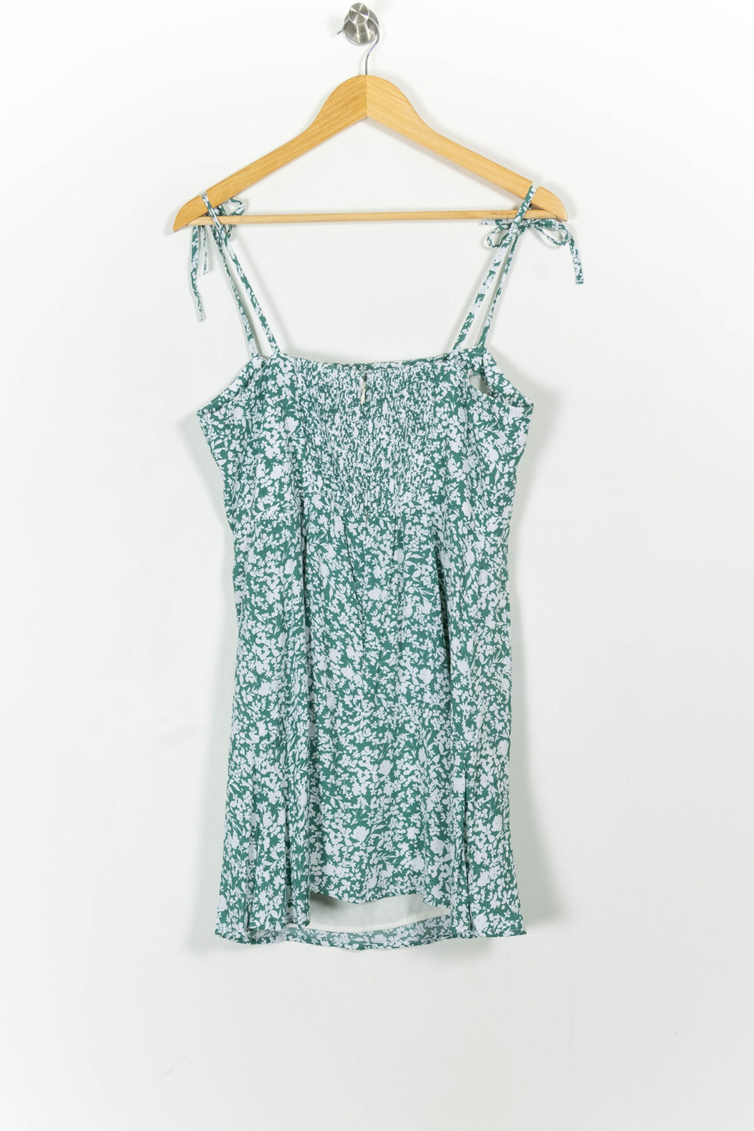 Robe Fleurie Verte et Blanche - Taille XL/42 de la marque Kookai | PARAD103581 - Vendu par Paradigme - Image 4