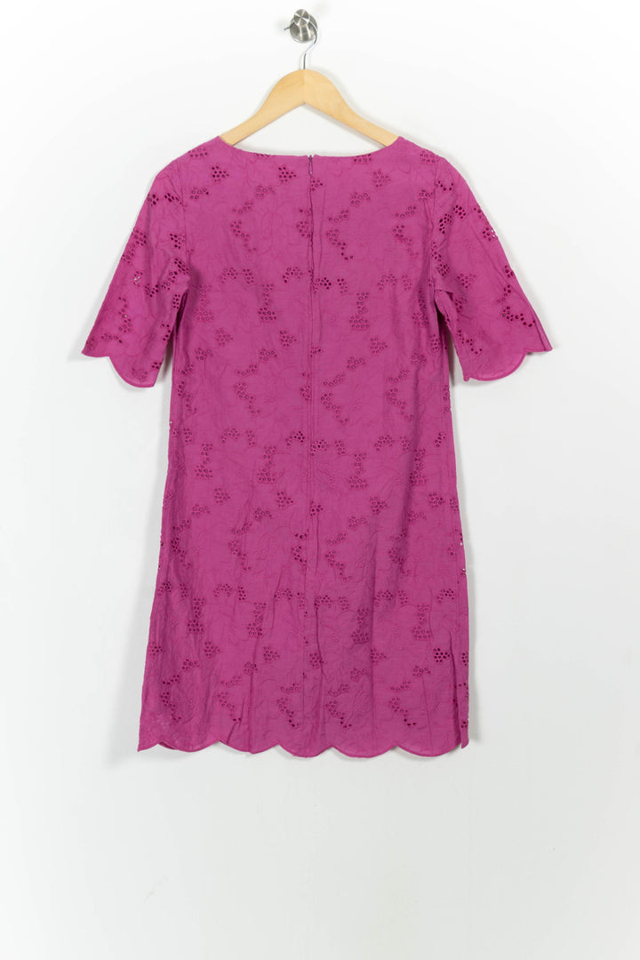 Robe Courte Rose - Taille M/38 de la marque Caroll | PARAD103582 - Vendu par Paradigme - Image 4