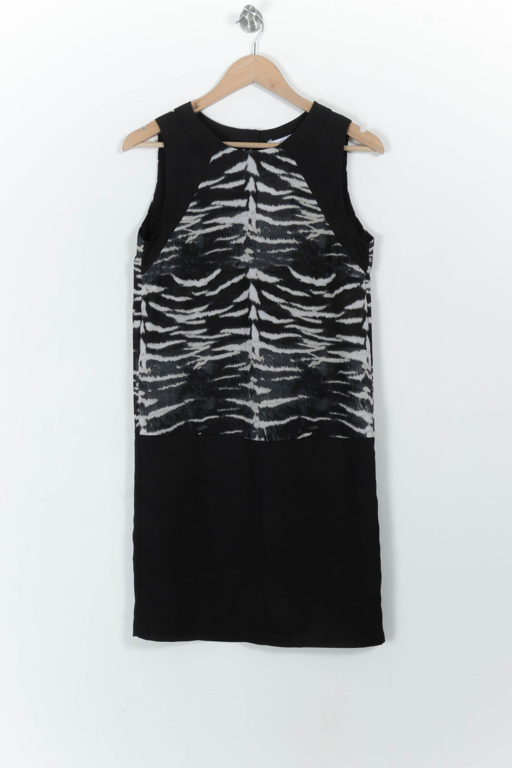 Robe Sans Manches Noire et Blanche - Taille M/38 de la marque ZAPA | PARAD103583 - Vendu par Paradigme - Image 2