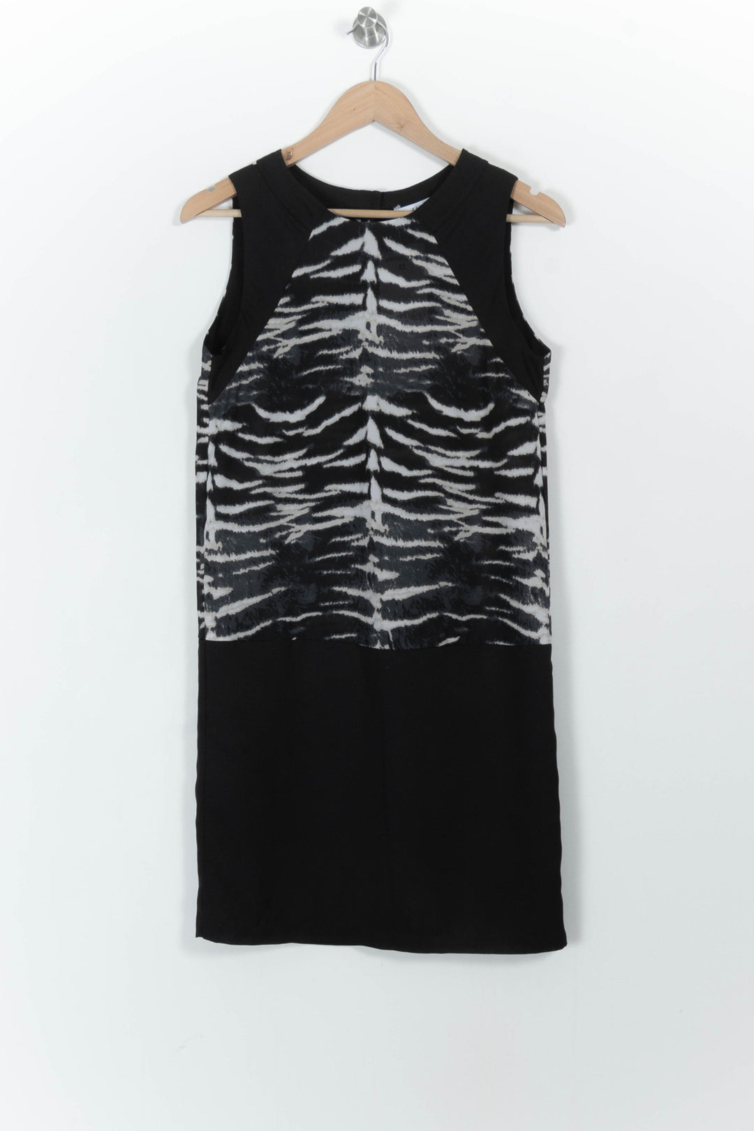 Robe Sans Manches Noire et Blanche - Taille M/38 de la marque ZAPA | PARAD103583 - Vendu par Paradigme - Image 2