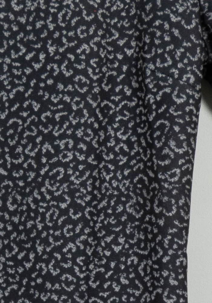 Robe Courte Grise et Noire - Taille M/38 de la marque ZAPA | PARAD103584 - Vendu par Paradigme - Image 3